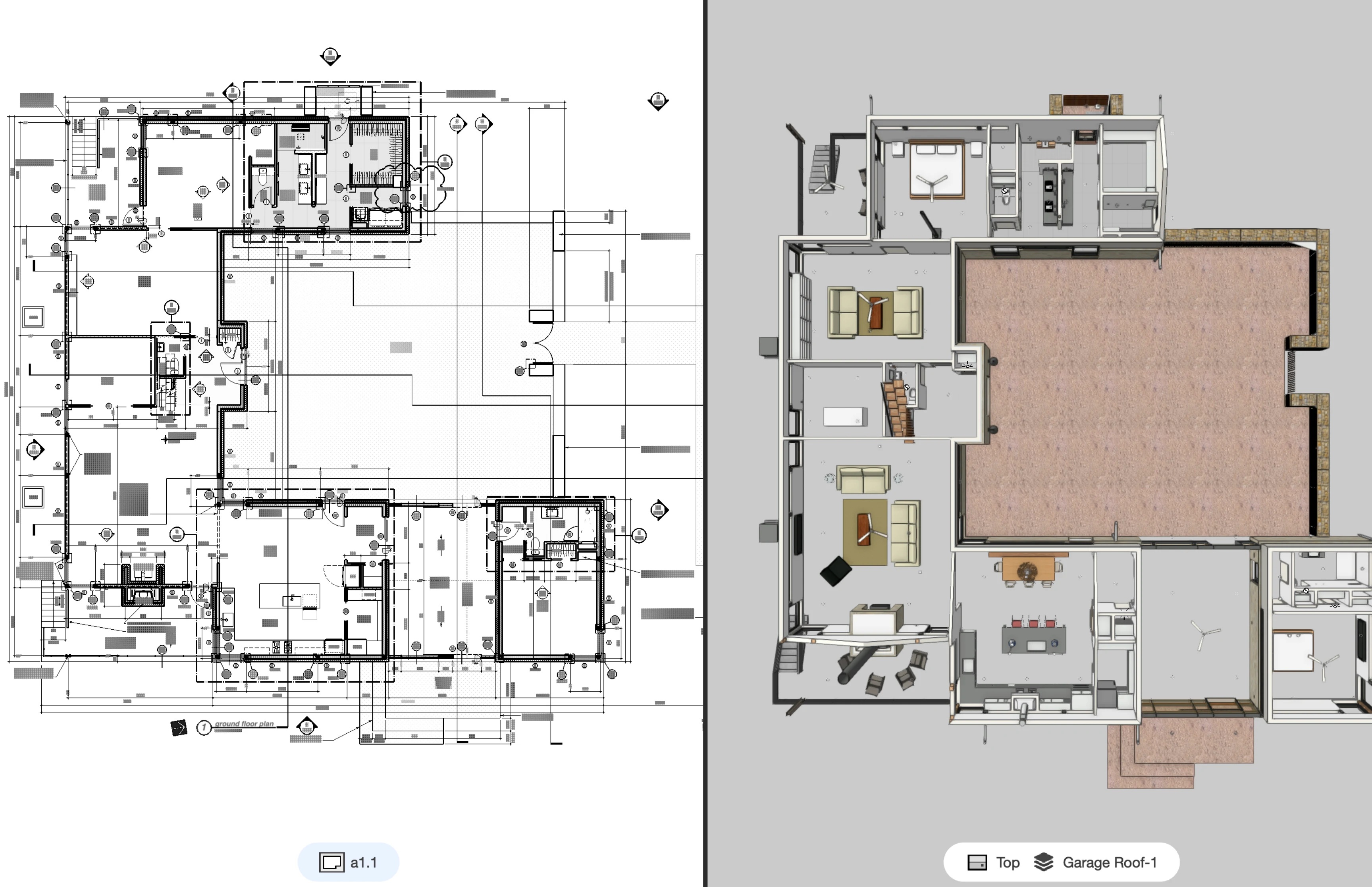 1 BHK Floor Plan