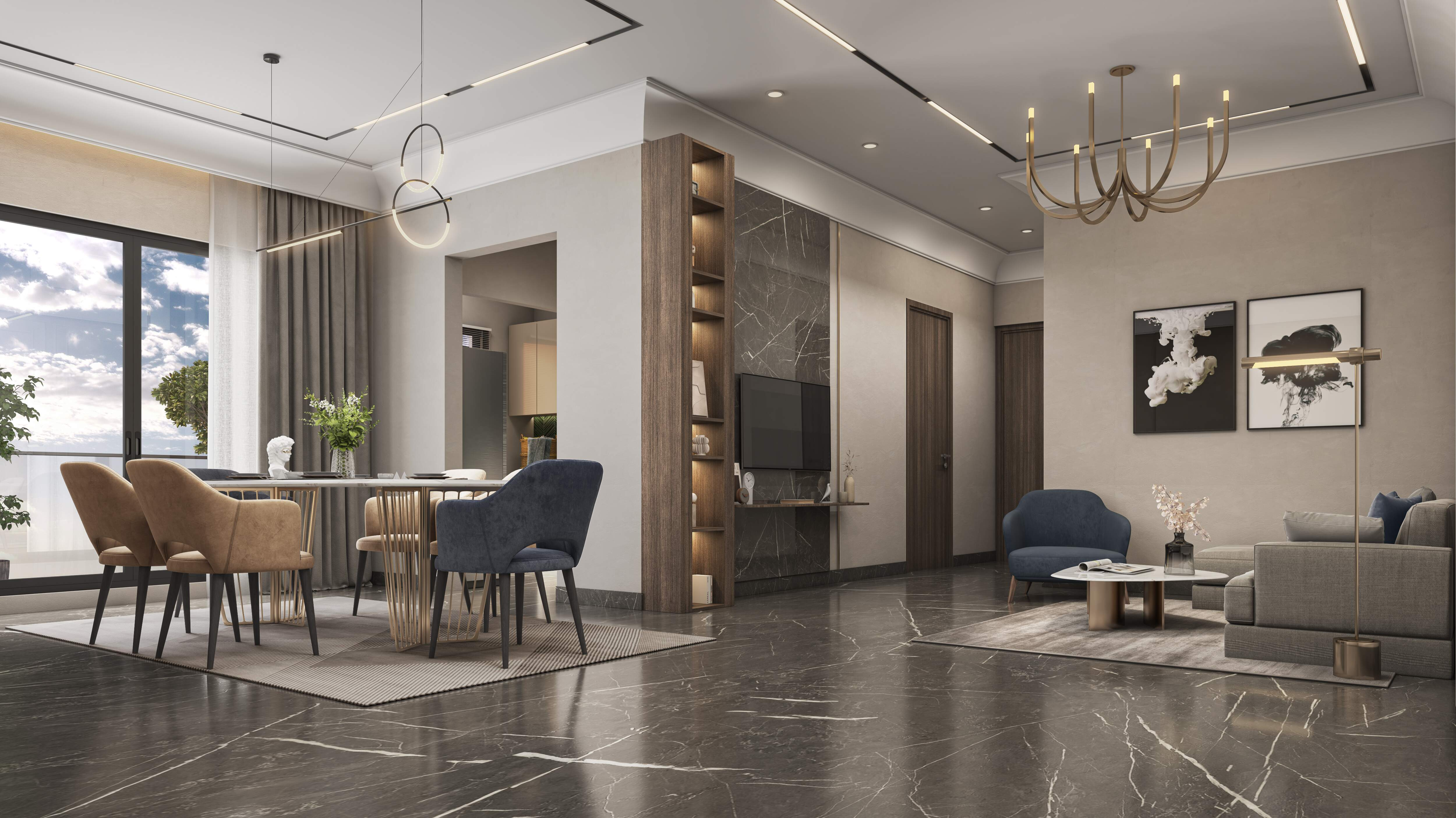 Brigade Eternia — Living & Dining Spaces